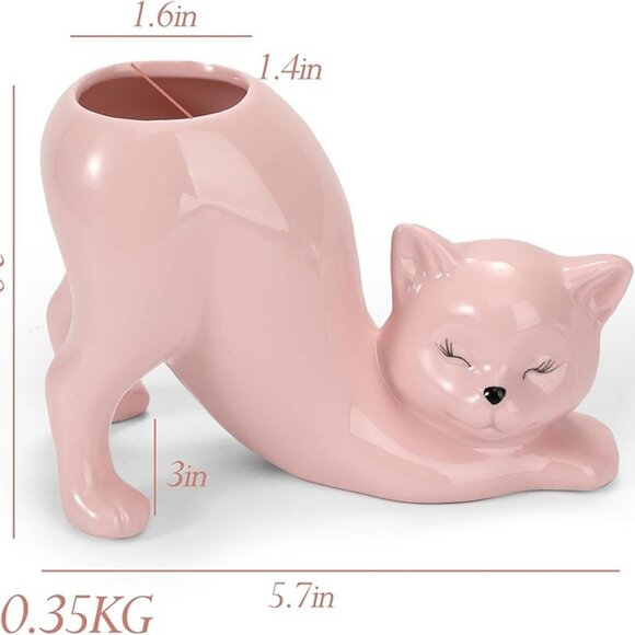 NEW Cat Planter Pot , Indoor and Outdoor Plant Displays - Picture 6 of 8